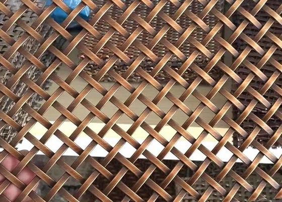 Versatile 2 mm dicke dekorative Drahtgitter für Schränke und architektonische Dekorationen 31% offene Fläche