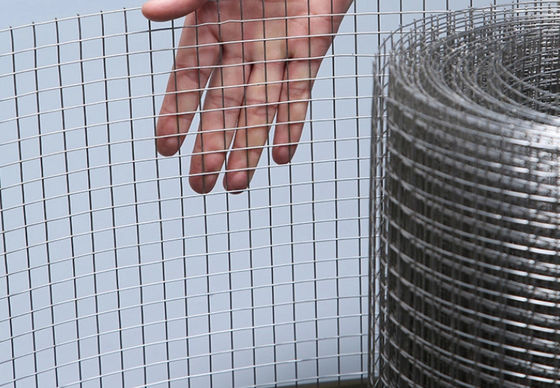 Stabilität Einfach geschweißtes Gitternetz Schieferverstärkung Drahtmessung 12 G    21 G Maß