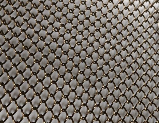Metallspulen-Vorhang, Spulen-Drapierungs-Vorhang-ideales dekoratives Mesh For Your Home And-Innenhotel