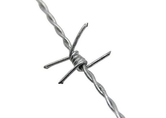 1.4mm bis 2mm galvanisierte doppelter Torsions-Stacheldraht Oberflächen