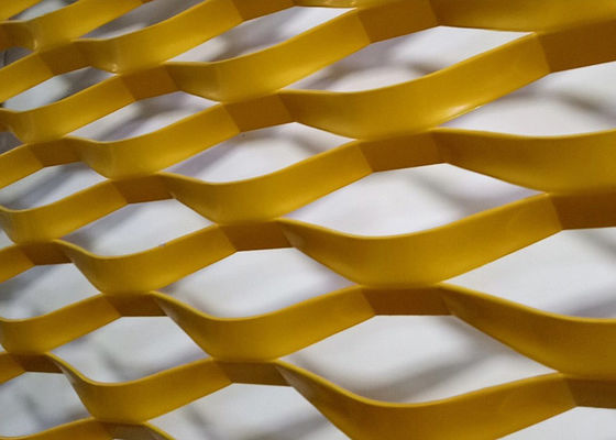Pulverbeschichtetes Aluminium-Expandiertes Metallnetz für die Fassade der Gebäudeverkleidung