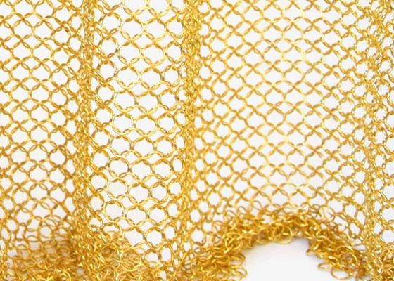 Aluminium 0,8 mm Drahtdurchmesser Kettenmal Vorhang Dekorationsring Metallnetz Exzellente Haltbarkeit und Flexibilität