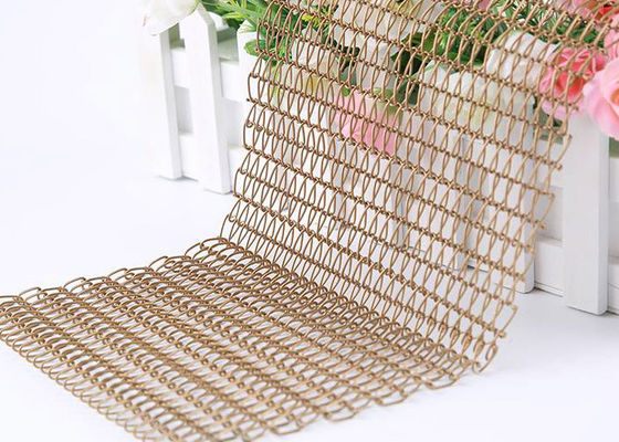 Bronze Spiraledraht Weichheit Flexibler Gittervorhang zur Dekoration