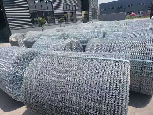 Warmgetränkte Verzinkte Beschichtung Rohrleitung Verstärktes Netz ASTM A185 Durchführungsstandards
