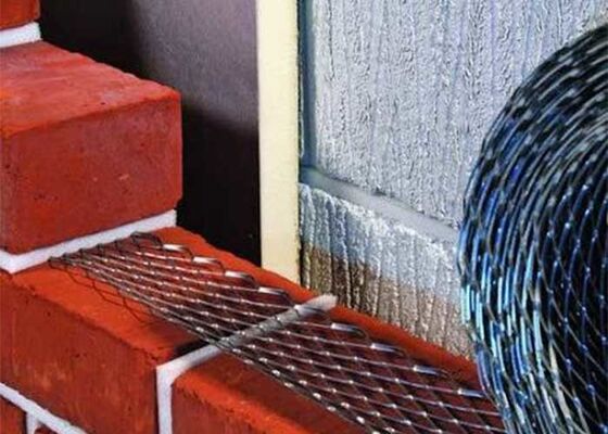 Ziegelbewehrungsnetz 50mm Breite verzinkter Stahl für Mauerwerksbau