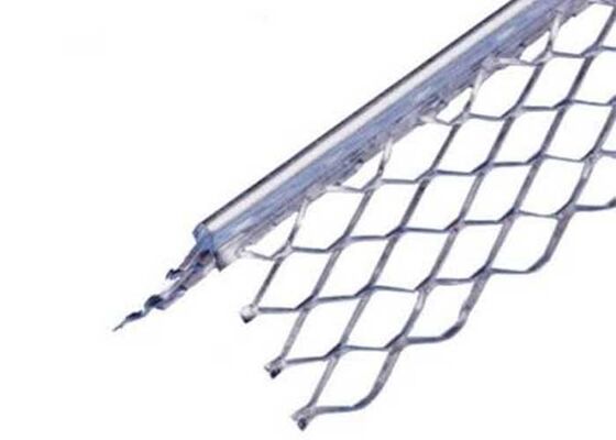 Verzinktes Streckmetall-Eckprofil 25x25mm Eckverstärkung 2,5m Länge Trockenbau Putz Kantenschutz