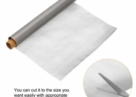 100 Mesh SS316 Edelstahl-Drahtgewebe 0,5m-1m Breite Gasfiltration 0,1mm Drahtdurchmesser