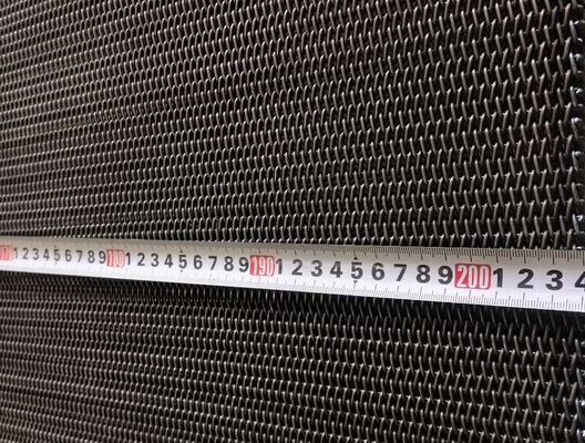 Gleichgewichtiges Gewebe Metallfördergürtel Leichtstahl 18A 1,6 mm Draht 5 mm Stange Pitch 4,3 mm Spiral Trocknungsnetz