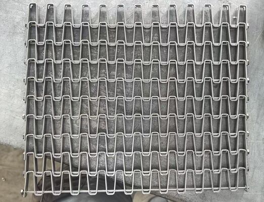 SUS304 Zwischenstift 3 mm Stang Durchmesser 9,4 mm Streifenhöhe 12,7 mm Spirale Pitch Metallförderband Ersatzteil