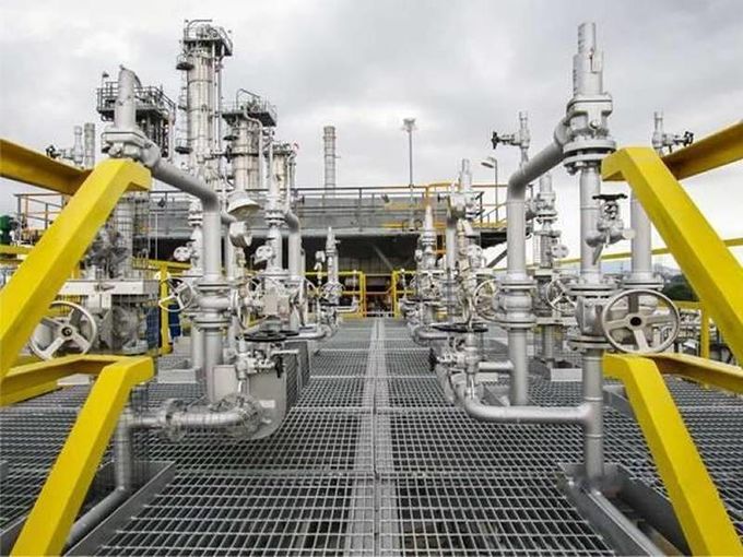 Geschweißtes Stahlgitter für industrielle Plattform