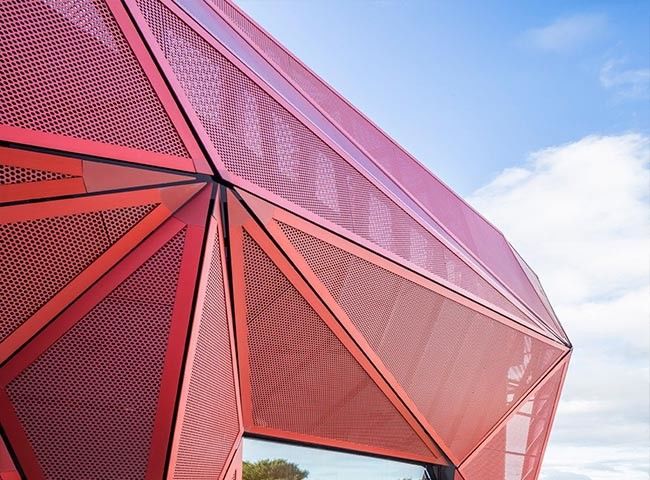 perforiertes Metall des runden Lochs für Architekturdekoration