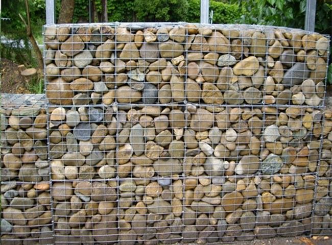 Geschweißter gabion Korb für Stützmauer